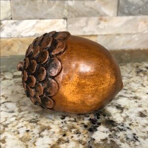 Decorative Wood Brown Acorn